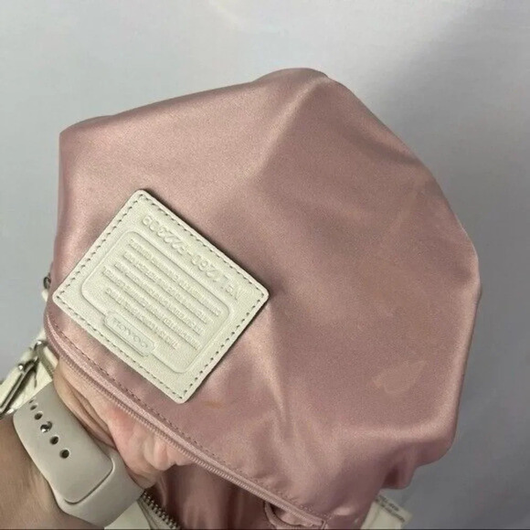 Coach Kristin White Leather Hobo Shoulder Satchel Bag - Picture 10 of 11